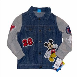 Disney Mickey Mouse Denim Jacket -New